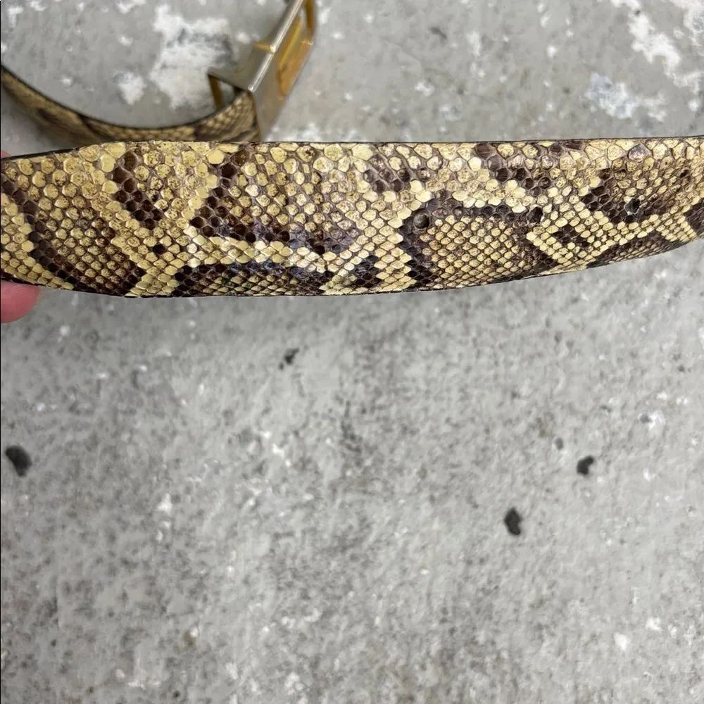 Snake skin/python vintage belt - Picture 3 of 5